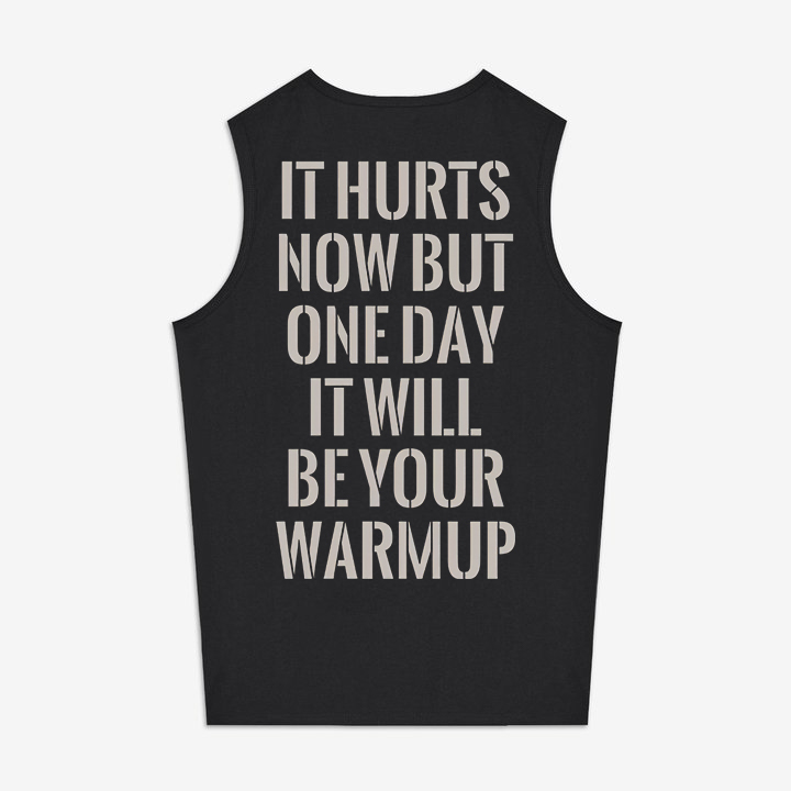 It Hurts Now But One Day It Will Be Your Warmup Printed Women's Vest