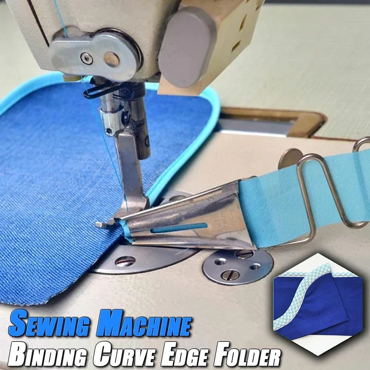 sewing machine binding curve edge folder