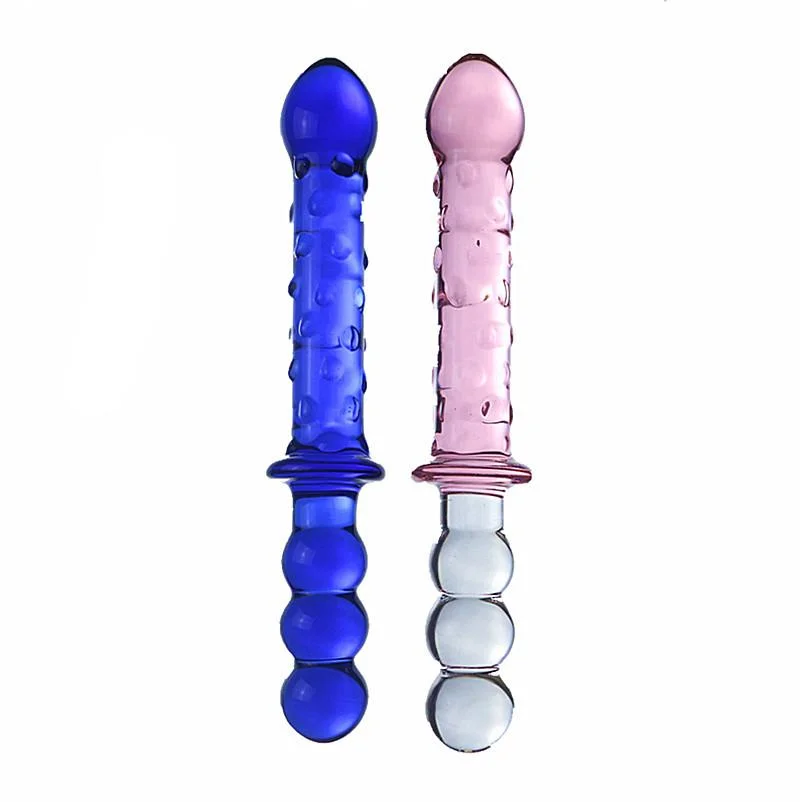 9.49inch Double Ended Crystal Artificial Glass Dildos