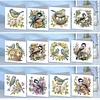 12Pcs Bluebird DIY Diamond Painting Greeting Cards for Adult Holiday Gifts