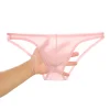 Men's Ultra-Thin Ice Silk Translucent U Convex Briefs