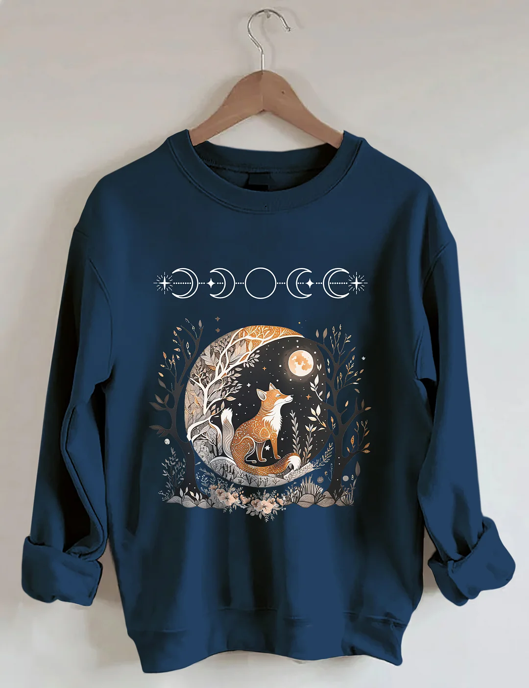 Fox Witchy Whimsigoth Aesthetic Sweatshirt
