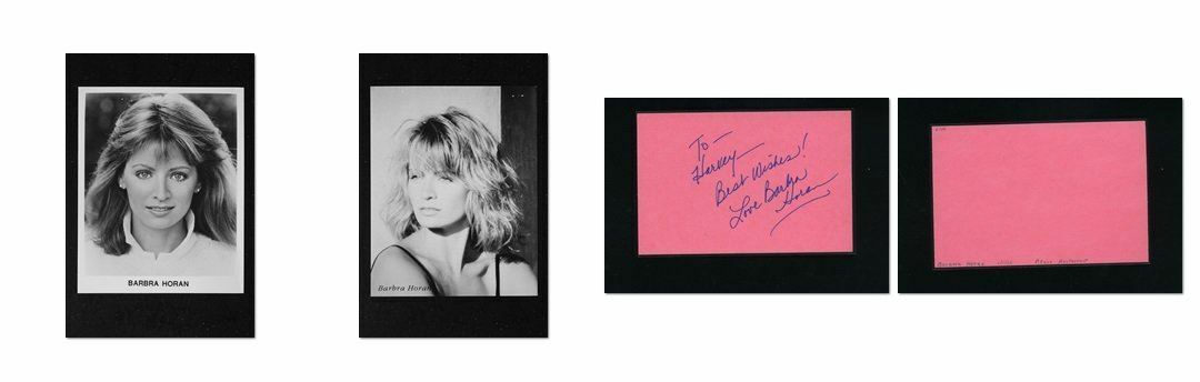 Barbara Horan - Signed Autograph and Headshot Photo Poster painting set - BJ & the Bear