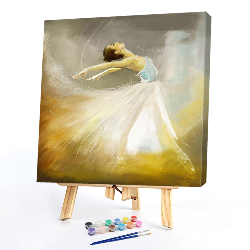

20*20CM - Paint By Numbers - Dancing Girl, 501 Original