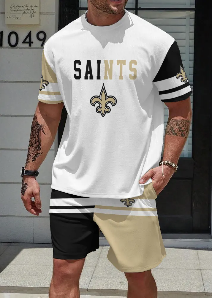 New Orleans Saints  Limited Edition Top And Shorts Two-Piece Suits