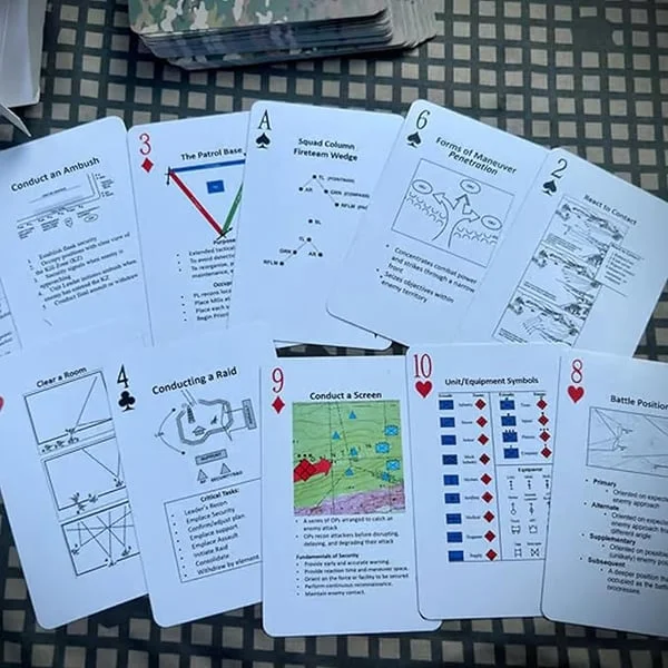 Tactical Knowledge Playing Cards