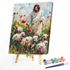 Jesus Shepherding Sheep -Paint by Numbers Acrylic Painting 40*50cm