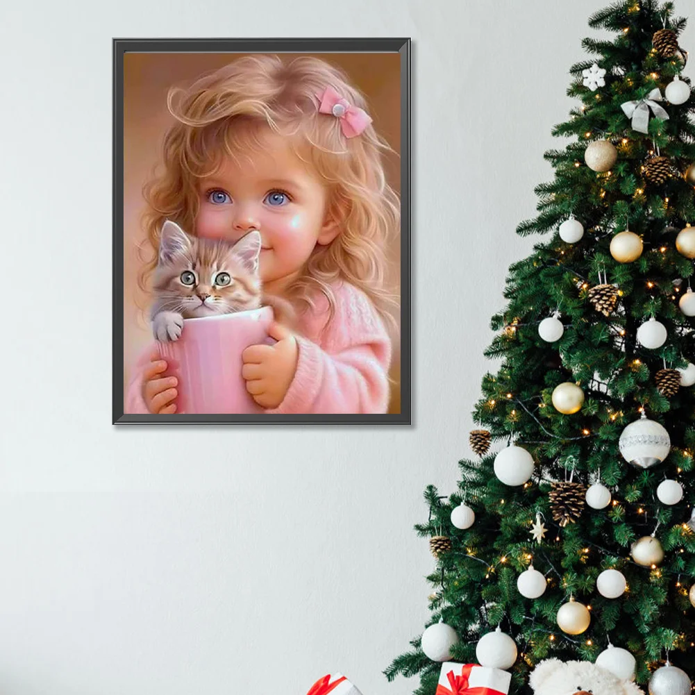 Diamond Painting - Full Square Drill - Girl(Canvas|30*40cm)