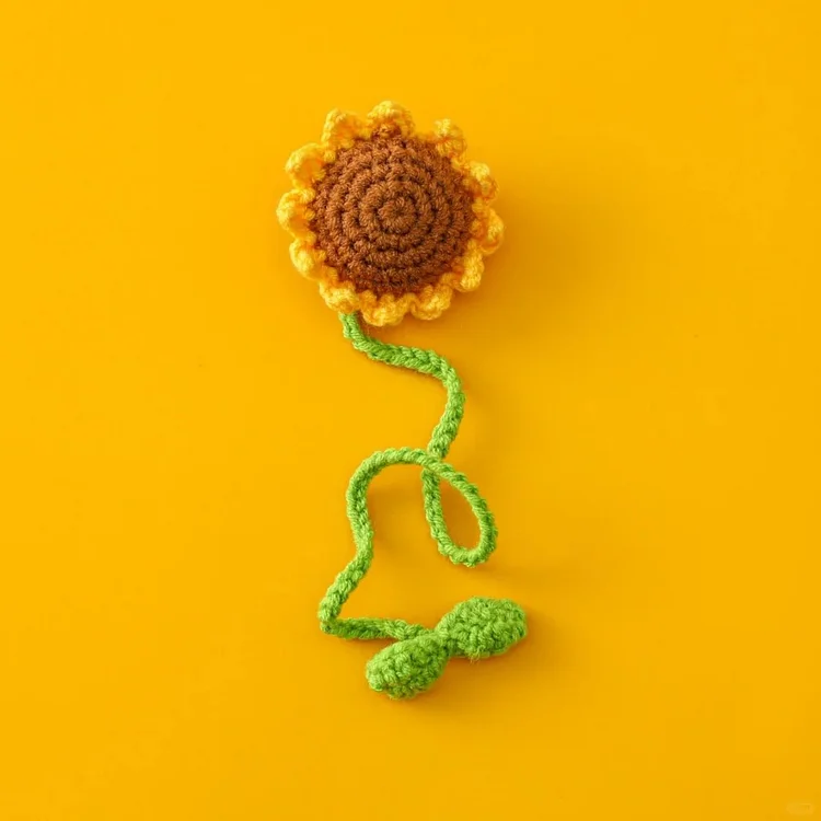  Lulusnow Handmade  Sunflower Crochet Ornament Birthday Gift