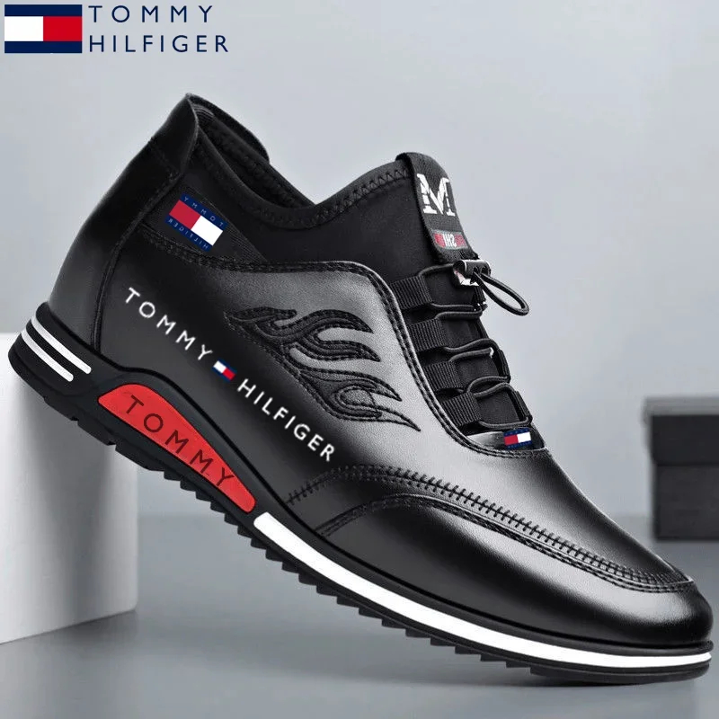 Tommy hilfiger men's leather shop shoes