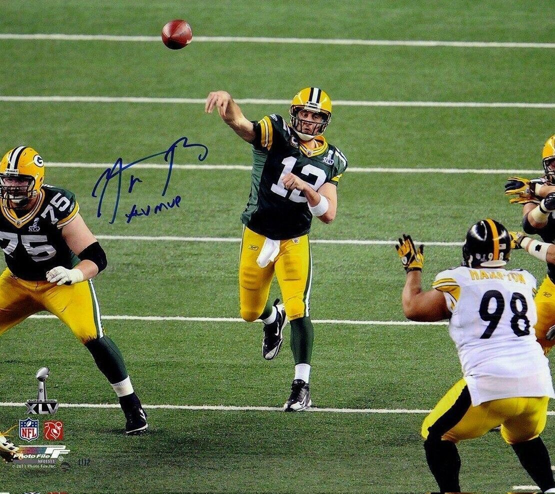 Aaron Rodgers Autographed Signed 8x10 Photo Poster painting ( Packers ) REPRINT ,