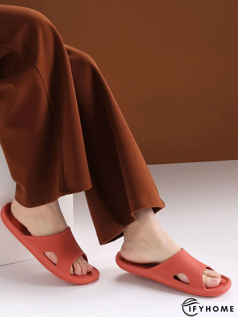 Comfy Plain Eva Massage Bathroom Slippers | IFYHOME