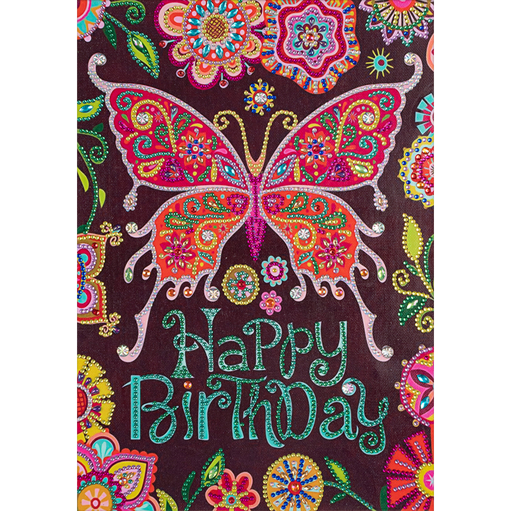 

Butterfly Flower - Special Shaped Diamond Painting - 30*40CM, 501 Original