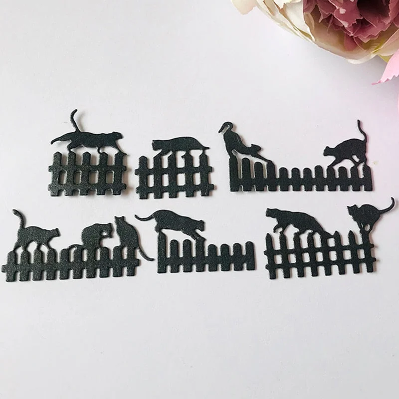 7 pcs/set cat Metal Cutting Dies Scrapbooking Mold Stencil Die Cuts Card Making DIY Craft Embossing New Dies For new 2020