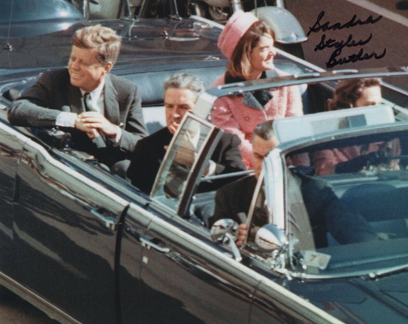 SANDRA STYLES SIGNED AUTOGRAPH JFK ASSASSINATION WITNESS 8X10 Photo Poster painting #2