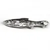Ghost Mine Original Design 925 Sterling Silver Immortal Fish Size L Necklace Pendant Handmade Silver Jewelry