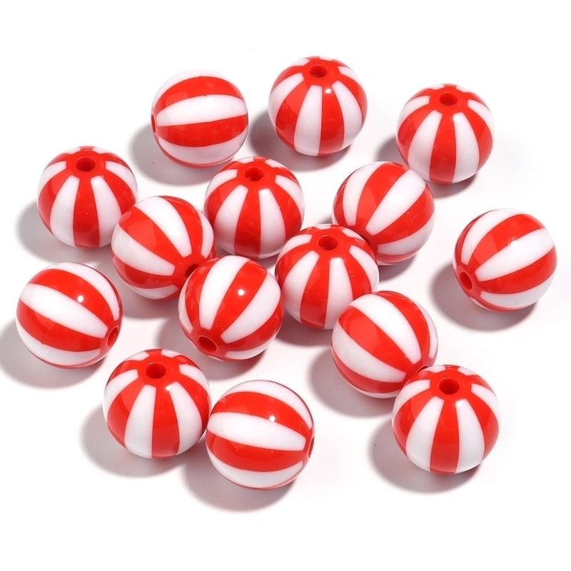 1 Set Arylic Stripe Beads