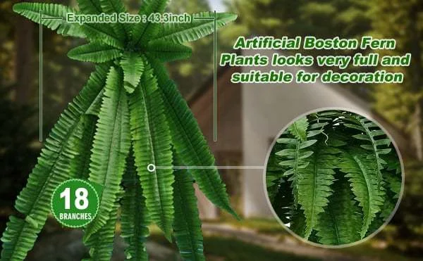 🔥 New Year's Celebration Exclusive! 🌿Get the UV-Resistant Lifelike Artificial Boston Fern for Just $9.98 🎁 SAVE 75%!