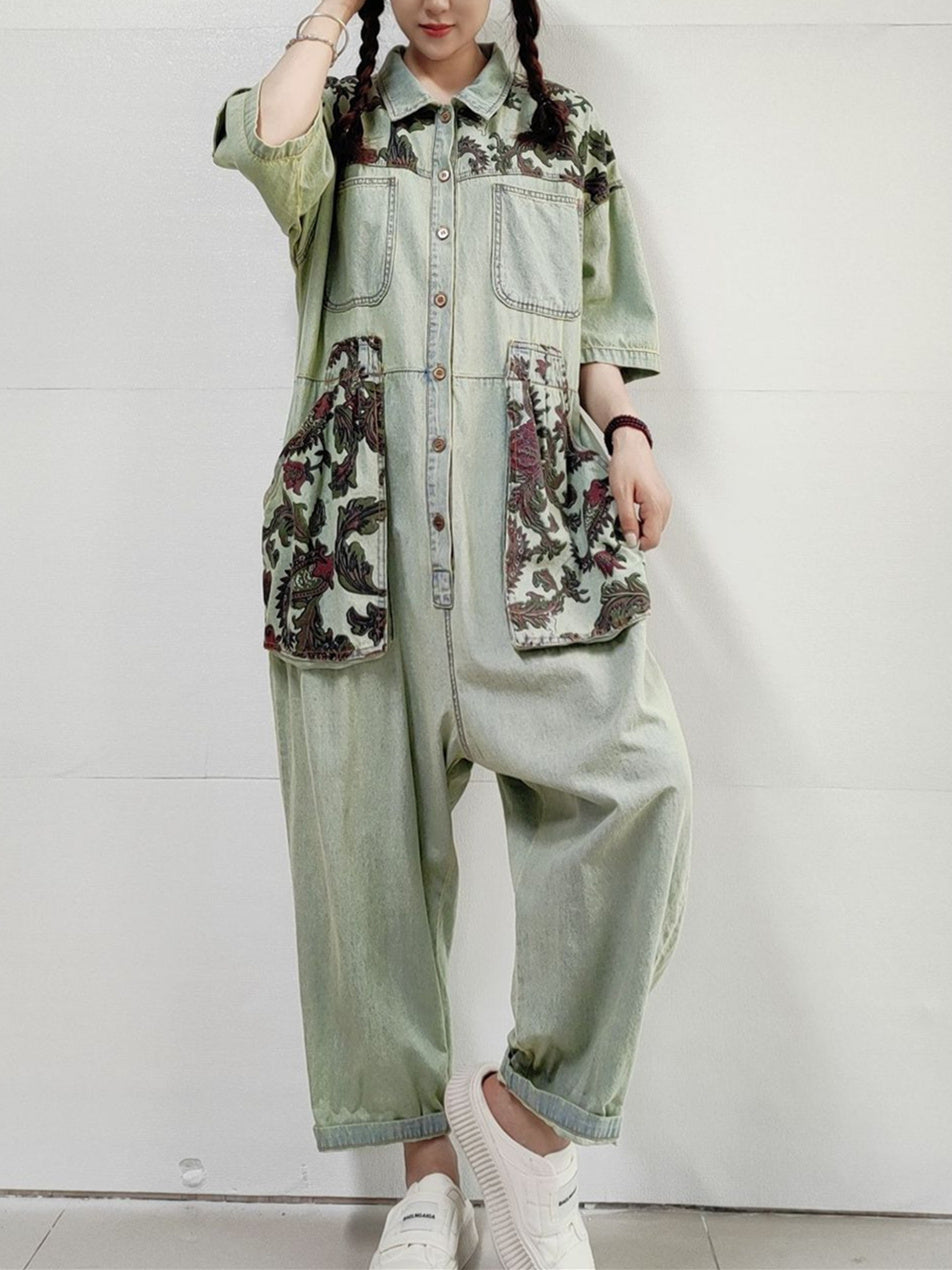 Women Half Sleeve V-neck Solid Color Dress