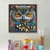 [Brand]Owl - 14CT Stamped Cross Stitch - 41*41cm