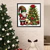 (40*40cm)Christmas Gnome - Full Round Drill Diamond Painting