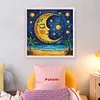 Moon-11CT Stamped Cross Stitch 50*50cm/19.69*19.69in tapestrymarket