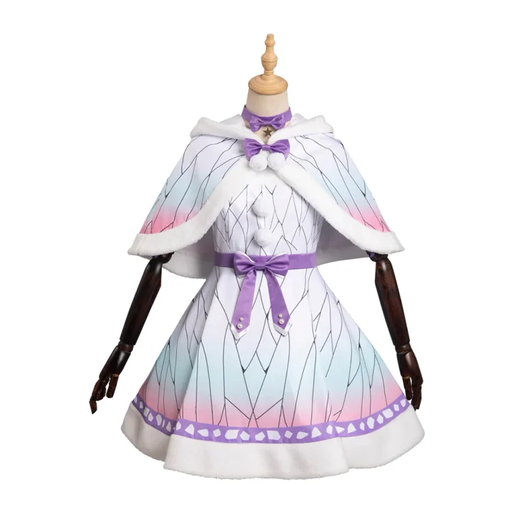Demon Slayer Kochou Shinobu Codplay Costume Christmas Dress Outfits Halloween Carnival Suit-Original