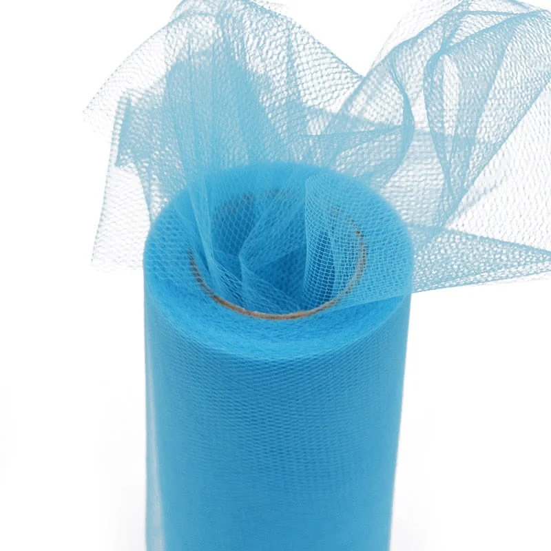 Tulle Roll 15cm 25Yards Roll Fabric Spool Tutu Party Baby Shower Birthday Gift Wrap Wedding Decoration Christmas Event Supplies