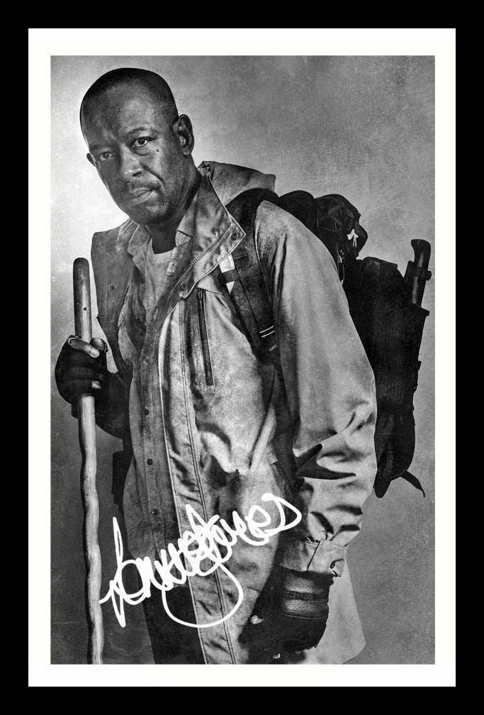 Lennie James - The Walking Dead Autograph Signed & Framed Photo Poster painting 3