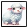 Cute Sheep-18CT Stamped Cross Stitch 20*20cm/7.87*7.87in