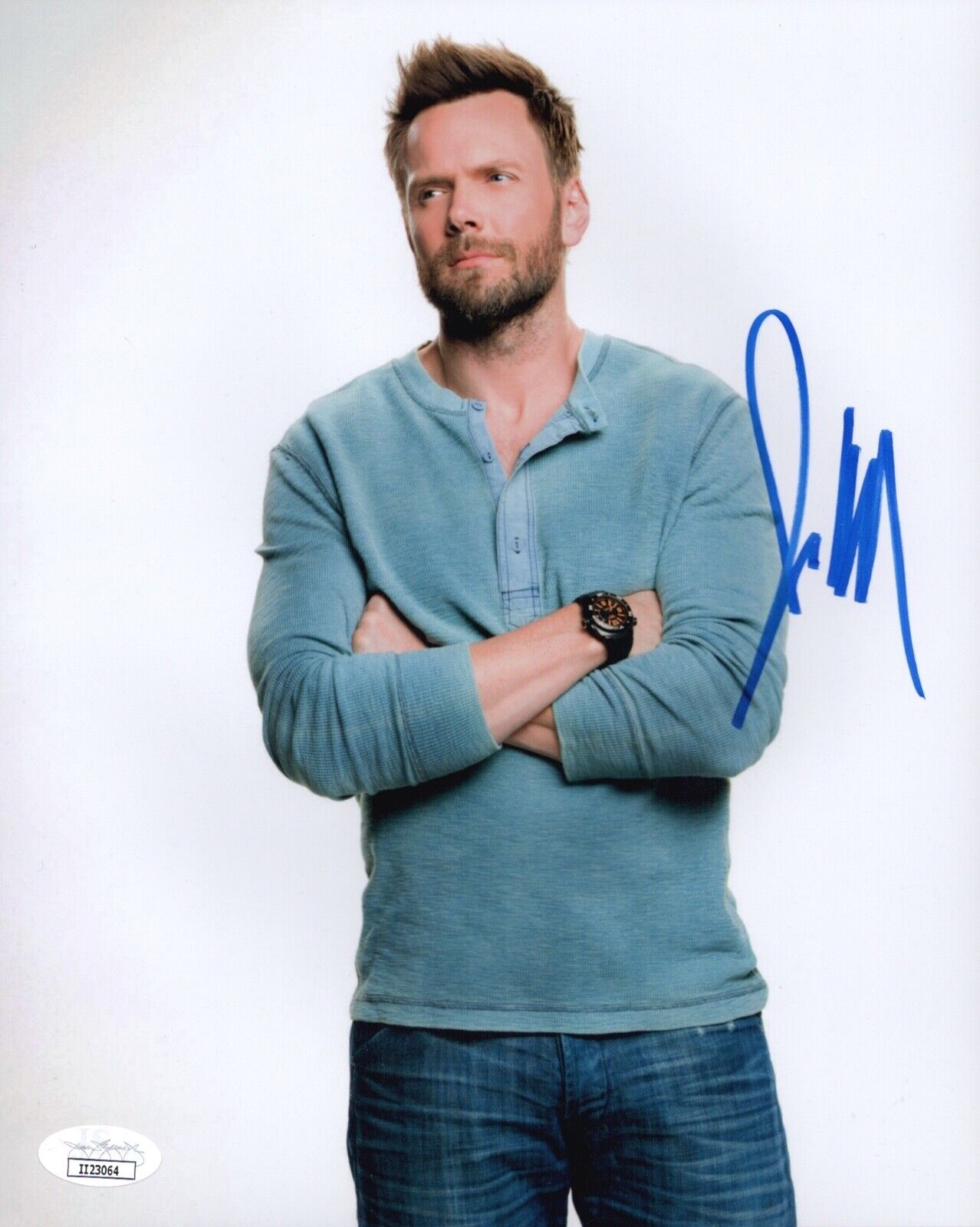 JOEL MCHALE Signed COMMUNITY 8x10 Photo Poster painting In Person Autograph JSA COA Cert