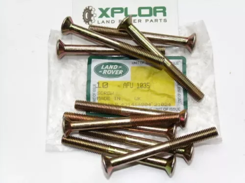 Dronehint GENUINE LAND ROVER SERIES 3 109 DOOR PILLAR SCREW AFU1035 SET OF 10 Parts