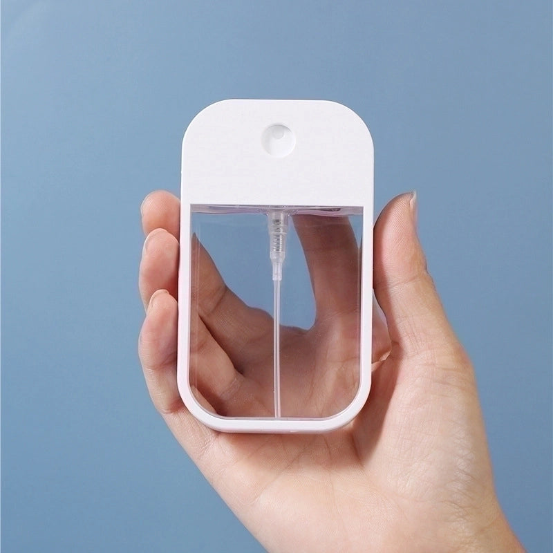 38ml Card Perfume Sprayer Plastic Square Hydrating Portable Carry-on Disinfectant Fluid Storage Bottle