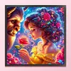 (Multi-Style) Beauty And The Beast-14CT Stamped Cross Stitch 50*50cm/19.69*19.69in
