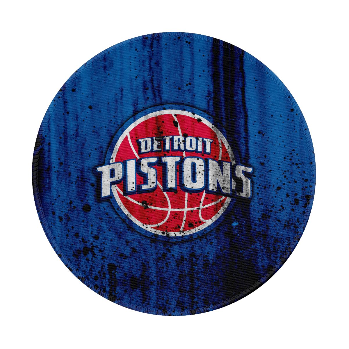 Detroit Pistons Grunge NBA Gaming Round Mousepad for Computer Laptop