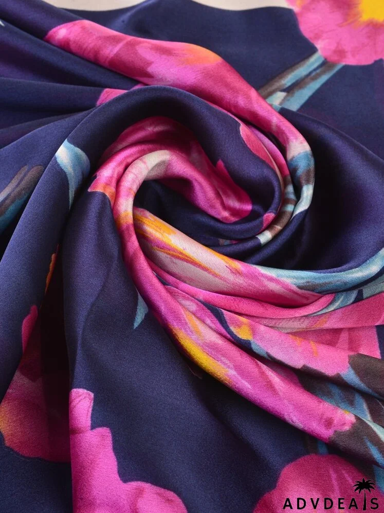 Flower Print Scarf