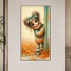 (40*70cm)Girl - Full Round Drill Diamond Painting