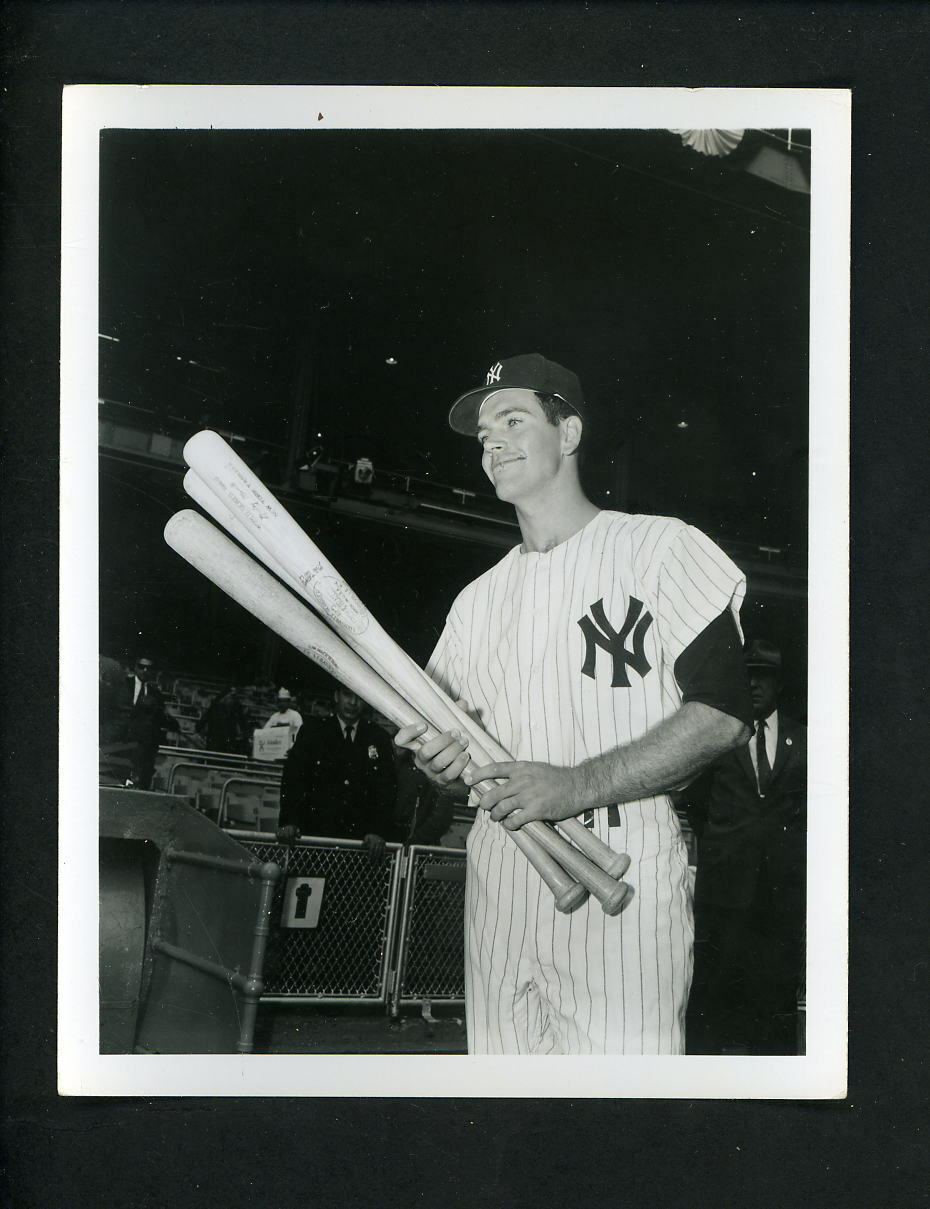 Bobby Richardson 1960 Type I Louis Requena Press Original Photo Poster painting New York Yankees