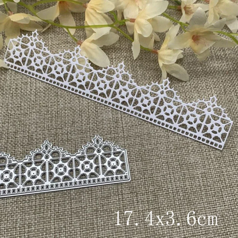 Athvotar grid frame edges Metal Cutting Dies Stencils Die Cut for DIY Scrapbooking Album Paper Card Embossing