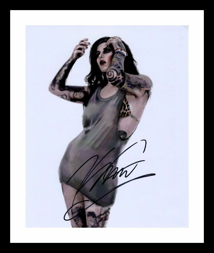 Kat Von D Autograph Signed & Framed Photo Poster painting 1