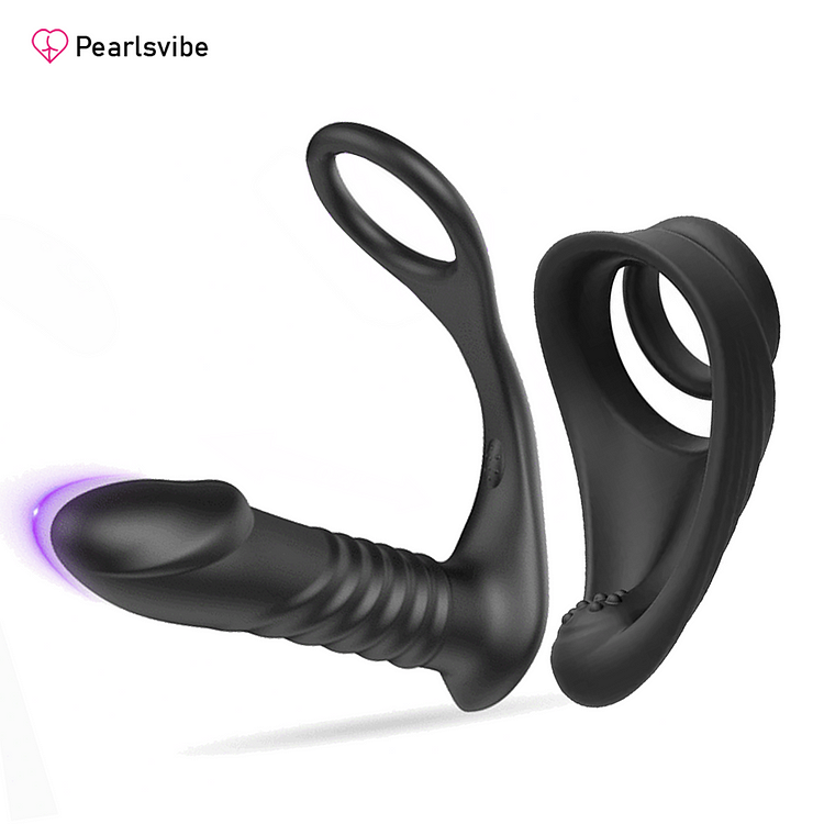 Pearlsvibe Fighter Set - Remote Controlled Prostate Massager & Cock Ring