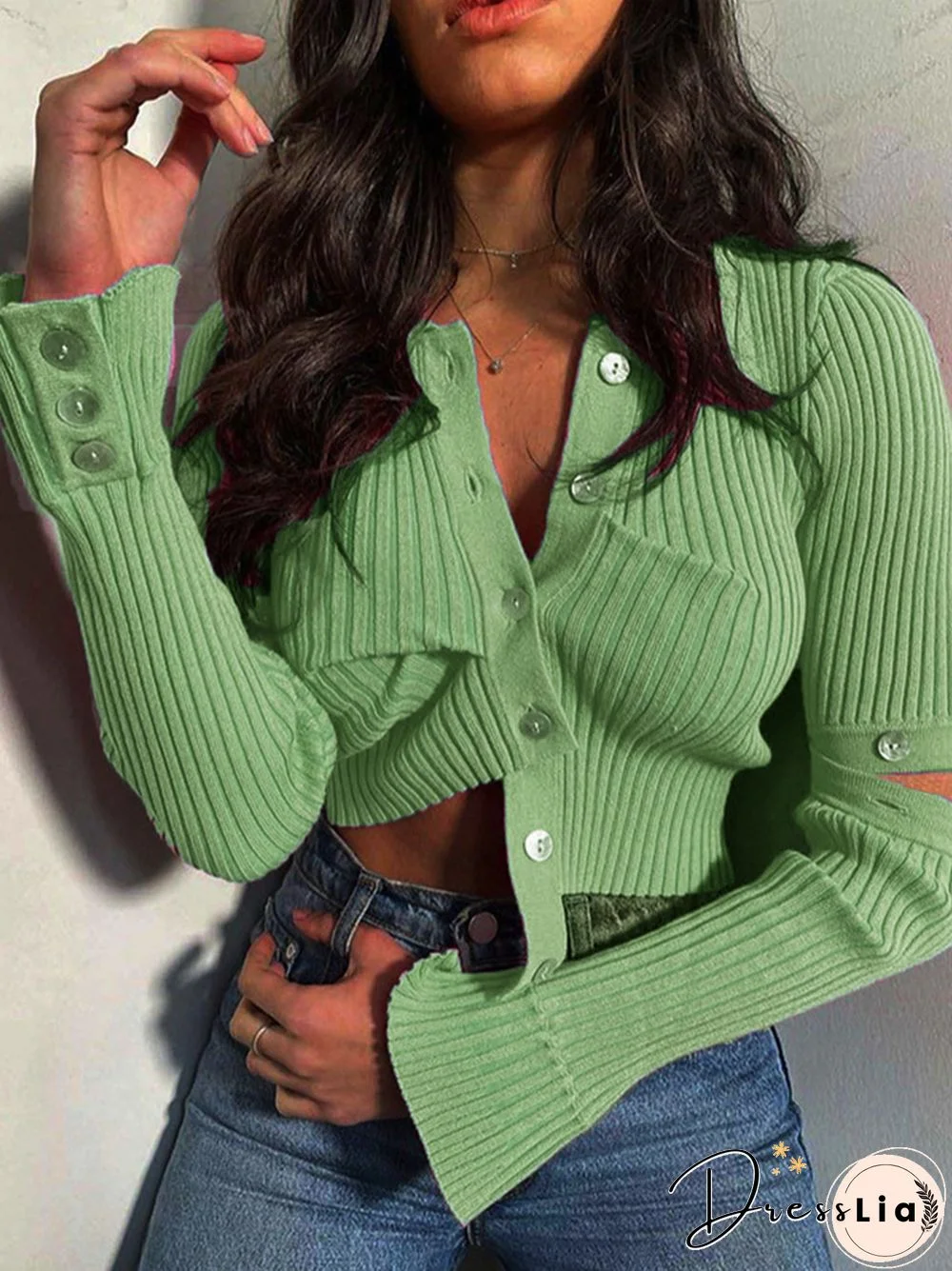 Artsu Cute Pink Kinited Cropped Top Women Y2K Ruched Crop Top Long Sleeve Camisole Top Winter Party Club Vintage