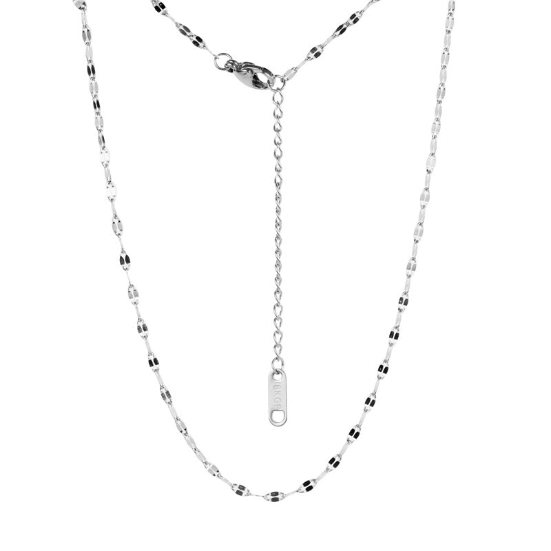 5 Pieces Fashion Geometric Stainless Steel Plating Necklace