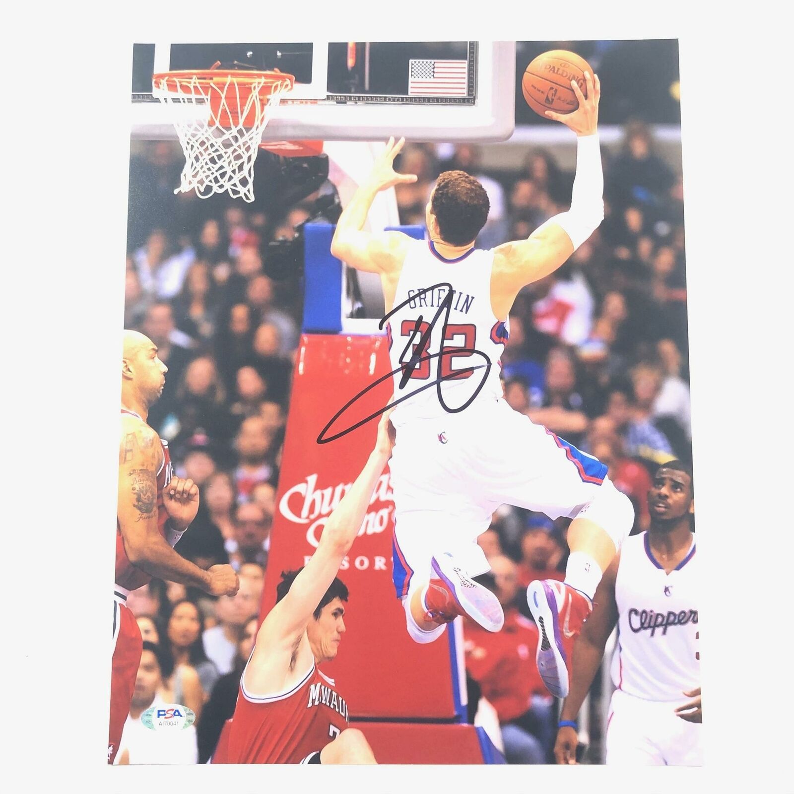 Blake Griffin signed 11x14 Photo Poster painting PSA/DNA Los Angeles Clippers Pistons Autographe