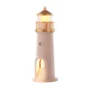 Creative Lighthouse Design Night Light USB Charging Moonlight Lighthouse Projection Lamp Bluetooth Speaker Human Body Sensing Atmosphere Night Light Home Bedroom Living Room Decoration Night Light
