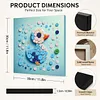 DIY Pre-Framed Duck Button Art Canvas Kit