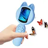 Kids Cat Shape Digital Magnifying Glass 2.0Inch Handheld Microscope for Kid Gift