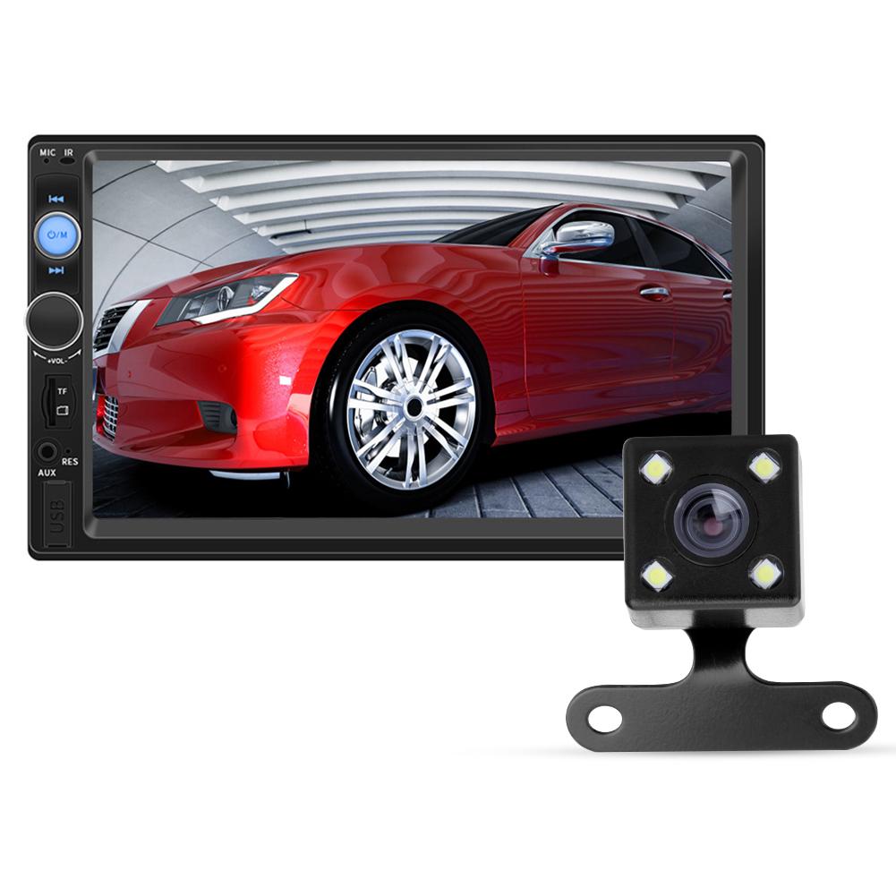 

SWM T7010B Car Stereo Bluetooth USB FM Radio Head Unit Receiver (w/ Camera), 501 Original
