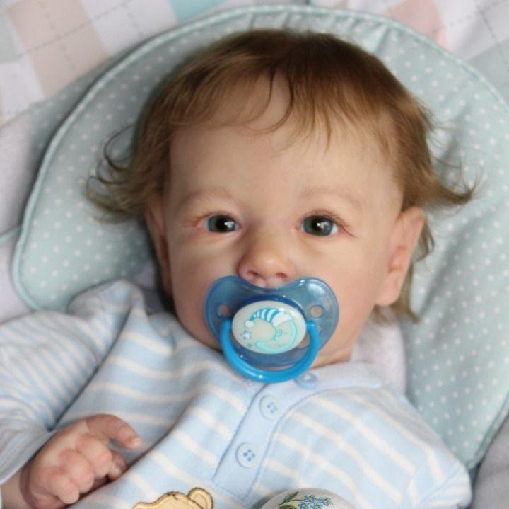 [Heartbeat💖 & Sound🔊]20" Truly Real Life Reborn Silicone Baby Doll Boy Johnson, Reborn Child Baby Dolls Roleplay Kids Gift 2022 -Creativegiftss® - [product_tag] Creativegiftss.com