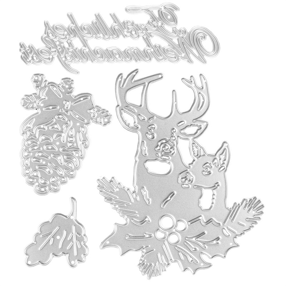 

Christams Elk - Paper Craft Cutting Dies, 501 Original